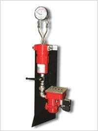 Modell von Druckluftfilter mit Wasserabscheider